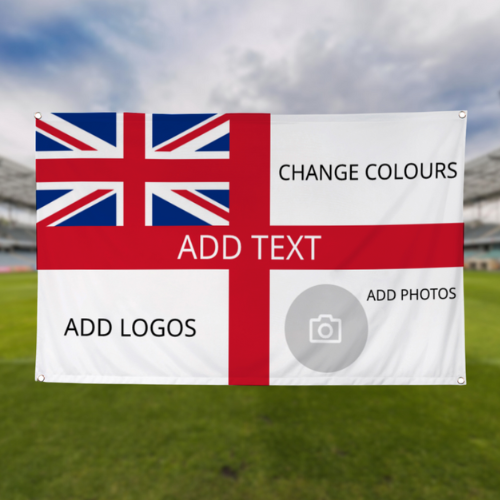 England/Union Jack Flag - Fully Customisable (5X3 FT)