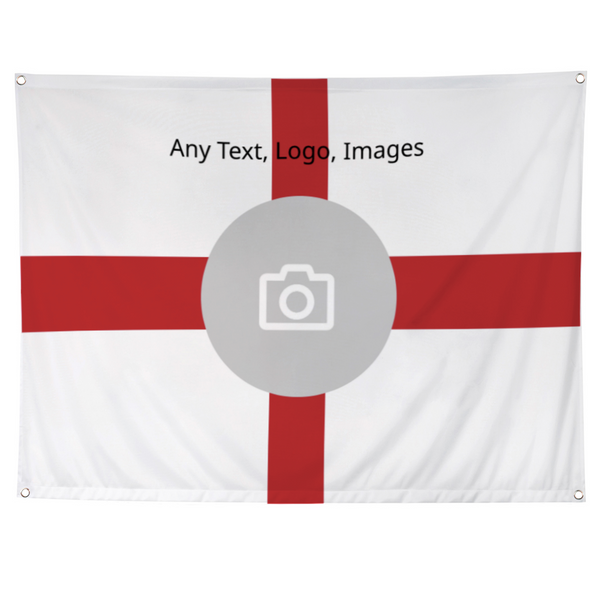 England Flag - Fully Customisable (8X6)