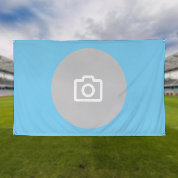 Sky Blue Personalised Flag - Fully Customisable (5X3 FT)