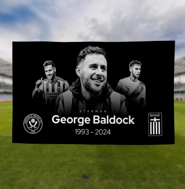 George Baldock Black Flag (5X3 FT)