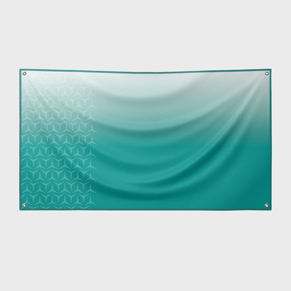 F1 Flag - Mercedes Inspired - Fully Customisable - 5X3 FT