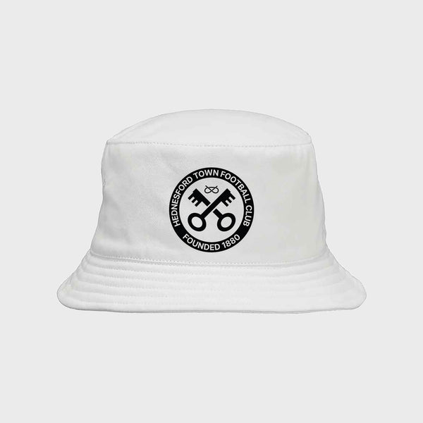 Hednesford Town FC Bucket Hat in White